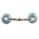 Turquoise Leaf Flower Ceramic Cut Bridge Handle Online